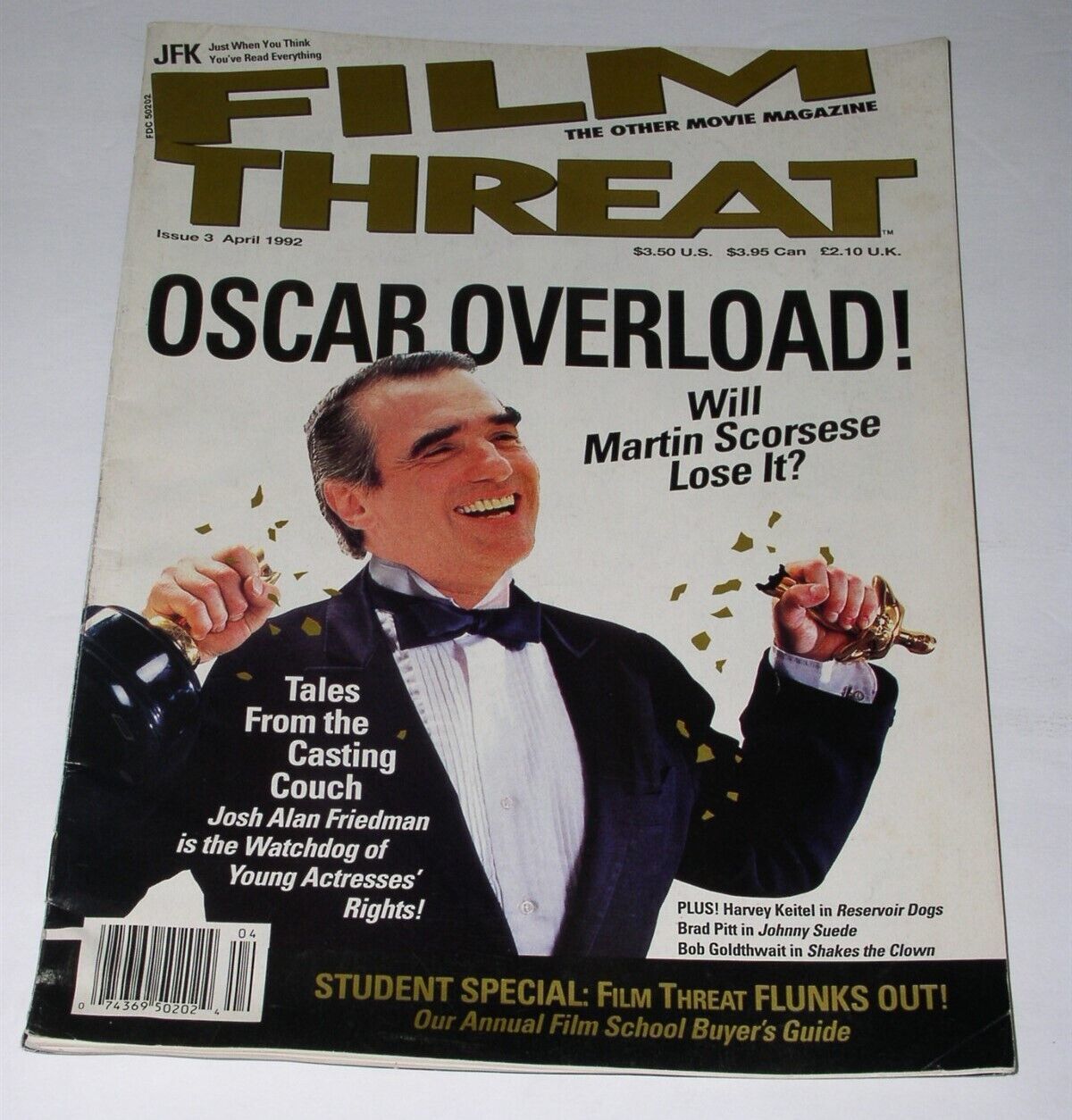 Martin Scorsese Film Threat Magazine Vintage 1992 Oscar Overload Bob ...