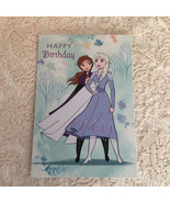 Happy Birthday Hallmark Card: Happy Birthday Frozen Anna Elsa Purple Dress - $4.01