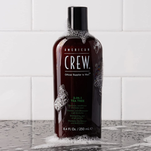 American Crew 3-In-1 Tea Tree Shampoo, Conditioner, Body Wash, 8.4 fl oz image 2
