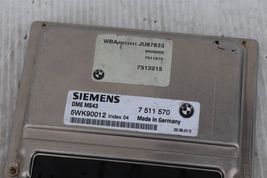 2001 BMW 330Ci DME ECU EWS Key Immobilizer Ignition Set 7511570 image 4