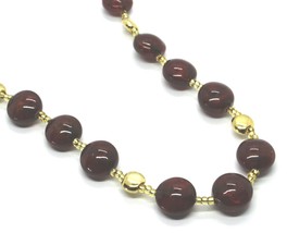 ANTICA MURRINA VENEZIA YELLOW NECKLACE WITH MURANO GLASS RED DISCS CO016A11 image 2