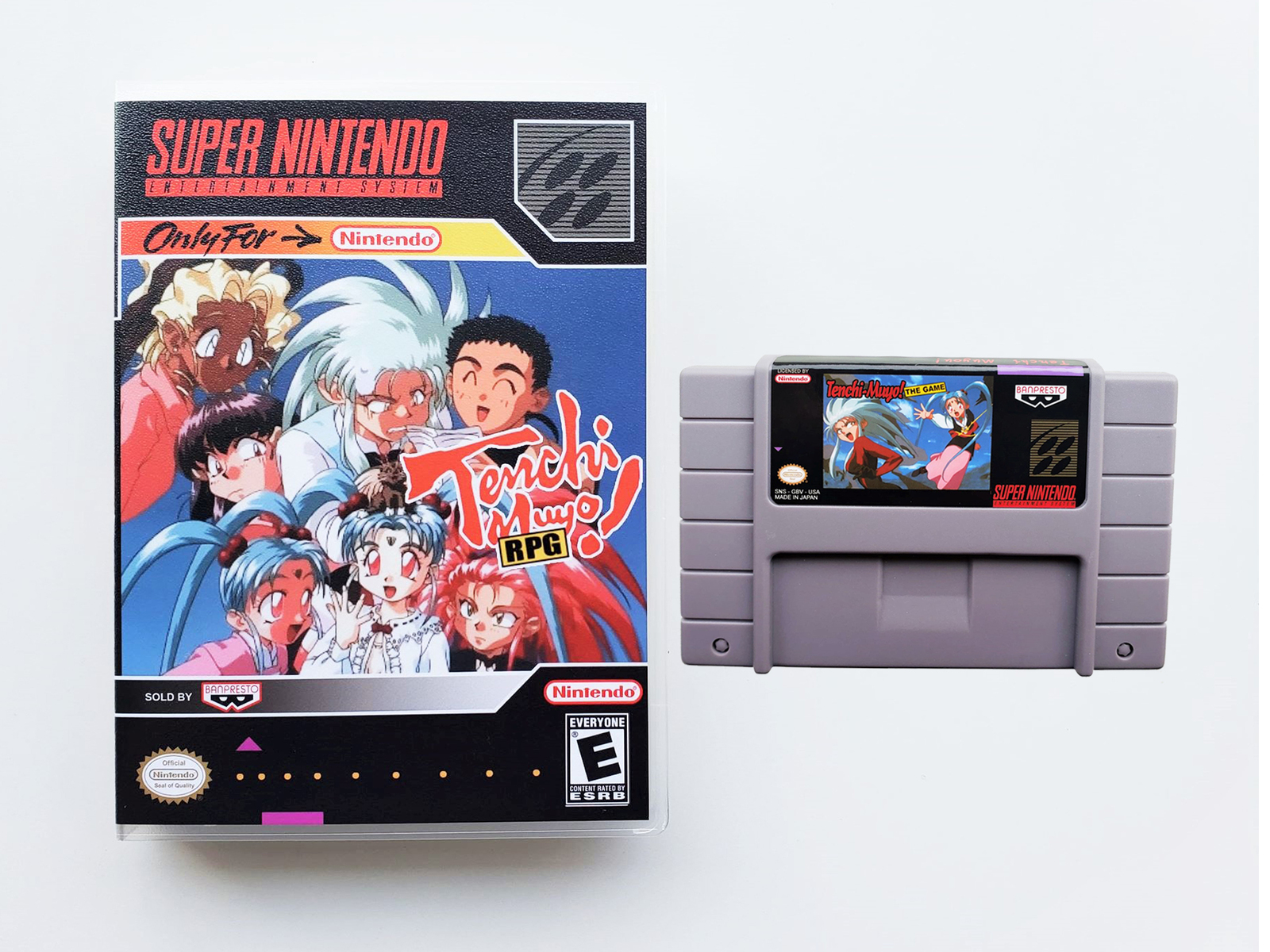 Tenchi Muyo The Game RPG Anime Game / Case SNES Super Nintendo (English) USA