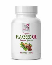Flaxseed Oil for Hair - Flaxseed Oil Organic 1000mg - Omega-3 Supplement... - $15.79