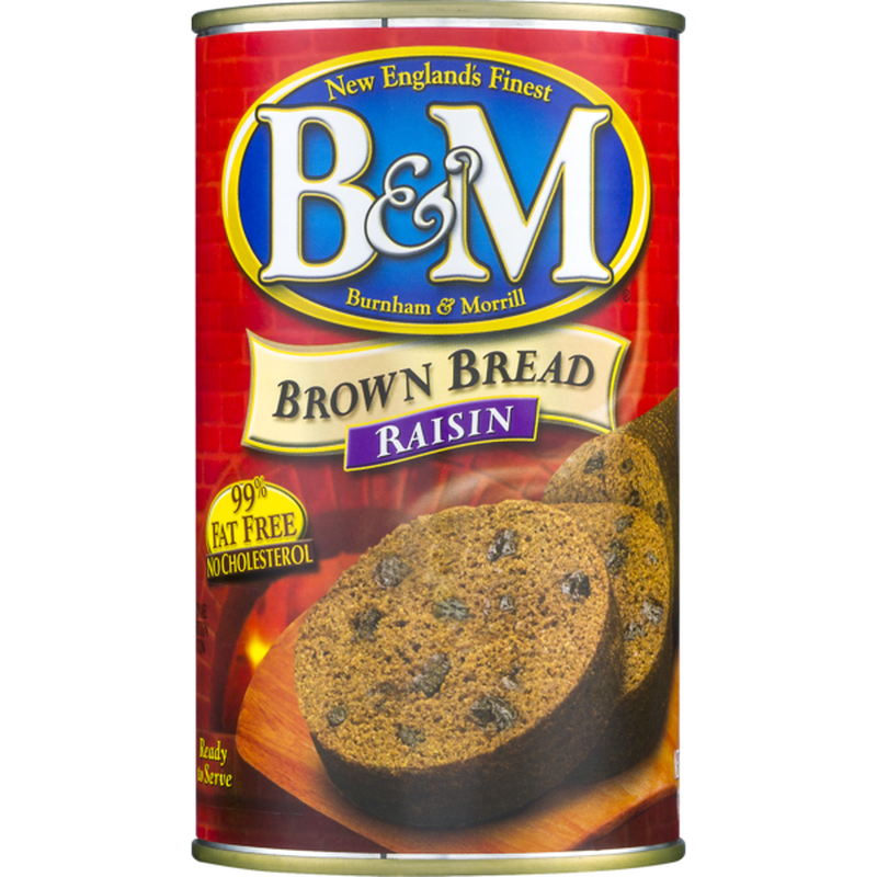 (10) B&M Canned Brown Raisin Breads. Burnham & Morrill B & M 16oz Ready ...