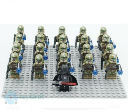 21Pcs Darth Vader & Kashyyyk 41St Clone Trooper Army Star Wars Minifigures Toys