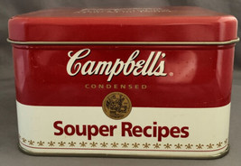 Vintage Campbell&#39;s Soup Collectible Tin Souper Recipes Empty Recipe Card... - $4.00