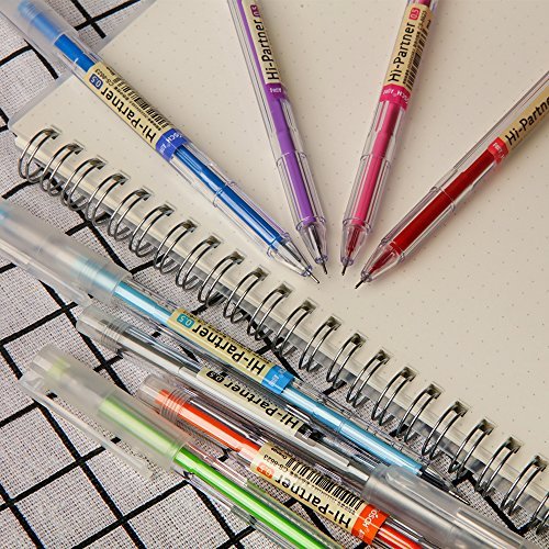 CHoSCH CS8623 8Colors Rollerball Pen Set, Beautiful Colors Gel Ink Pen Pack Fo Rollerball Pens