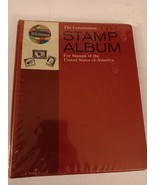Whitman The Constitution Stamp Album Red Vinyl Cover Unused Pages - $39.99
