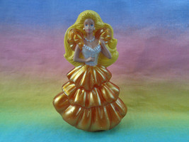 Vintage 1992 McDonald's Mattel Gold Dress Barbie Plastic Figure - $2.94
