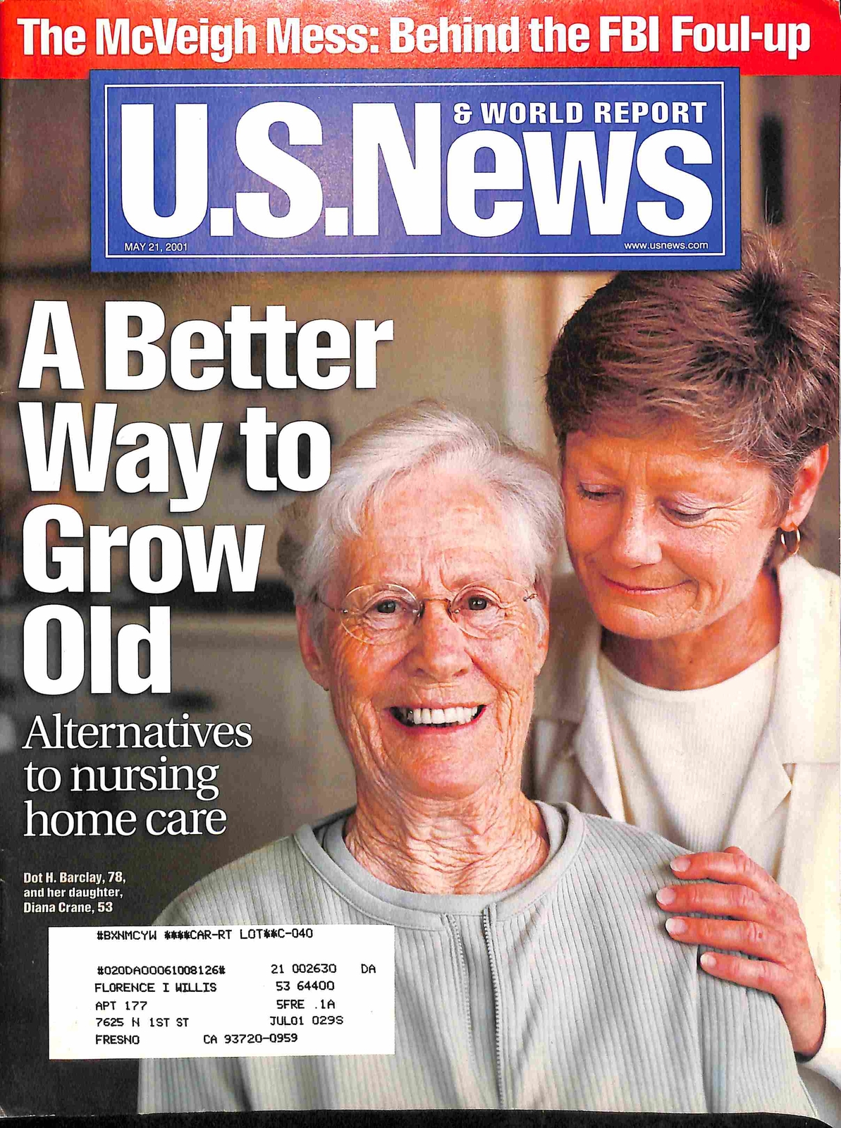 U.S. News and World Report, May 21 2001 - Magazines