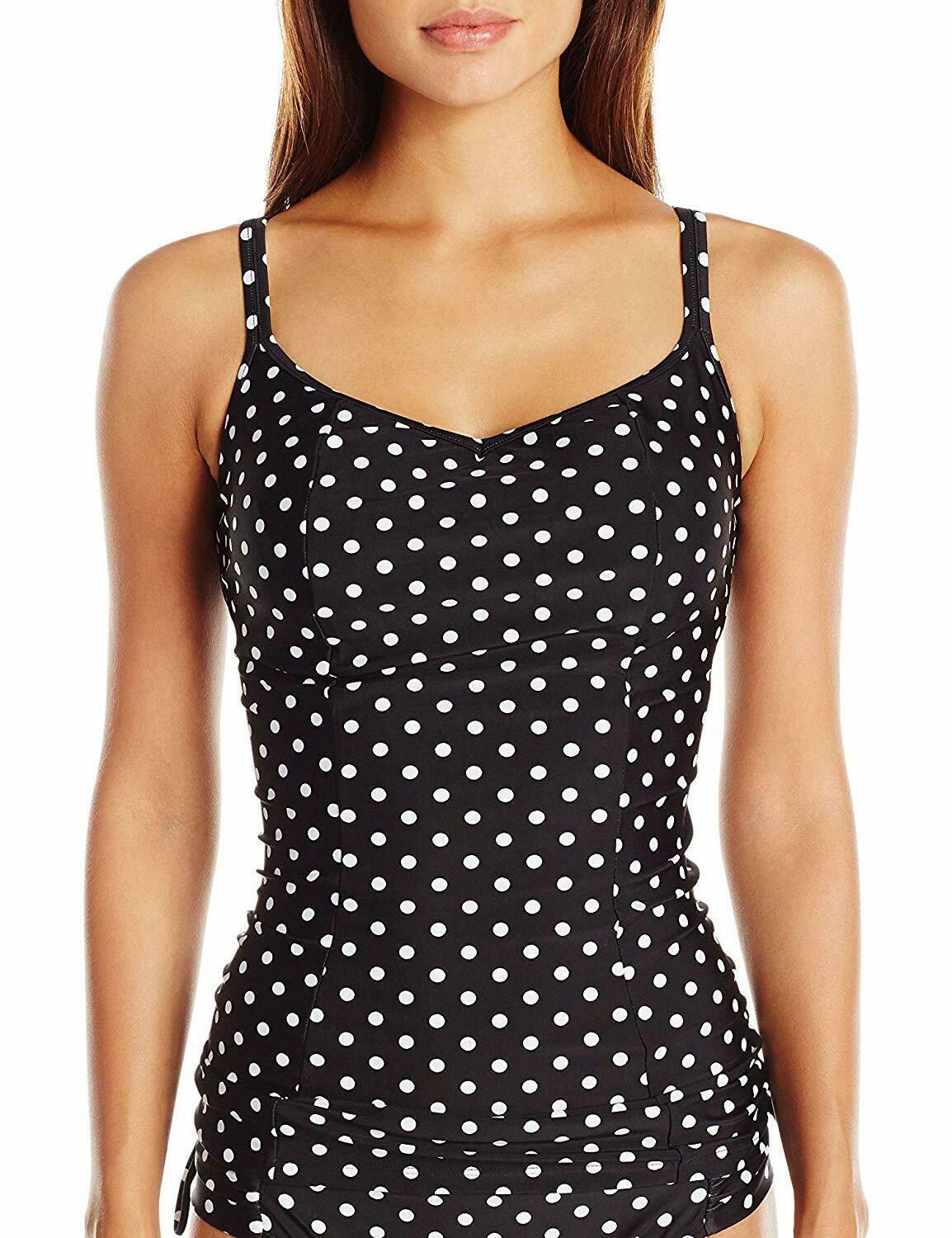 Tube4us top. Низ купальника Panache Anya spot (Black/White.