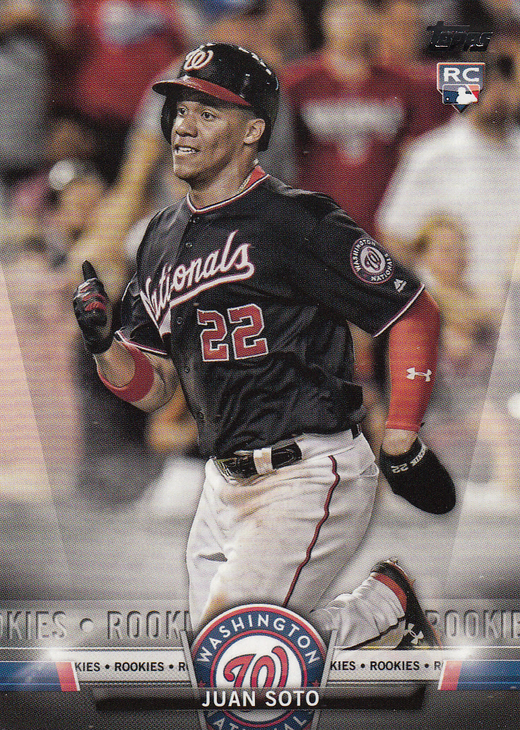 Juan Soto 2018 Topps Update Salute Rookie Card #S-29 - Baseball Cards