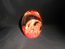 Murano Glass Egg Paperweight Vetro Artistico Veneziano Italian Art Glass - $19.00