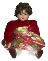Marie Osmond Jessica's First Christmas Porcelain Toddler Doll 23 Inches 1993 - $29.95