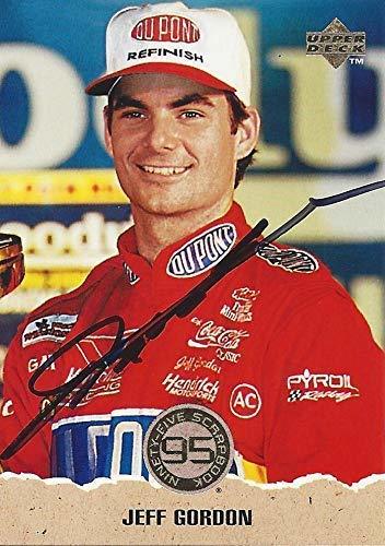 AUTOGRAPHED Jeff Gordon 1996 Upper Deck Racing 1995 SCRAPBOOK (#24 ...