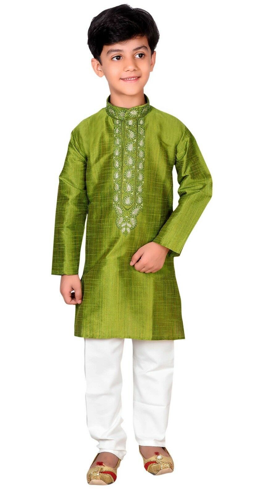 Boys Bollywood Party Wedding EID Ramadan Clothes Kurta Pyajama Kids