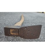 Vintage Adze Axe With Wooden Handle Woodworking Tool - $134.91