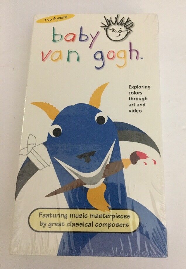 Baby Einstein Baby Van Gogh VHS Educational Colors Art - VHS Tapes