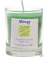 Money Herbal Magic Votive Candle - Crystal Journey - $5.99