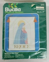 Vtg NIP Bucilla Christmas Heirloom Shadow Quilting Wall Hanging Madonna ... - $14.85