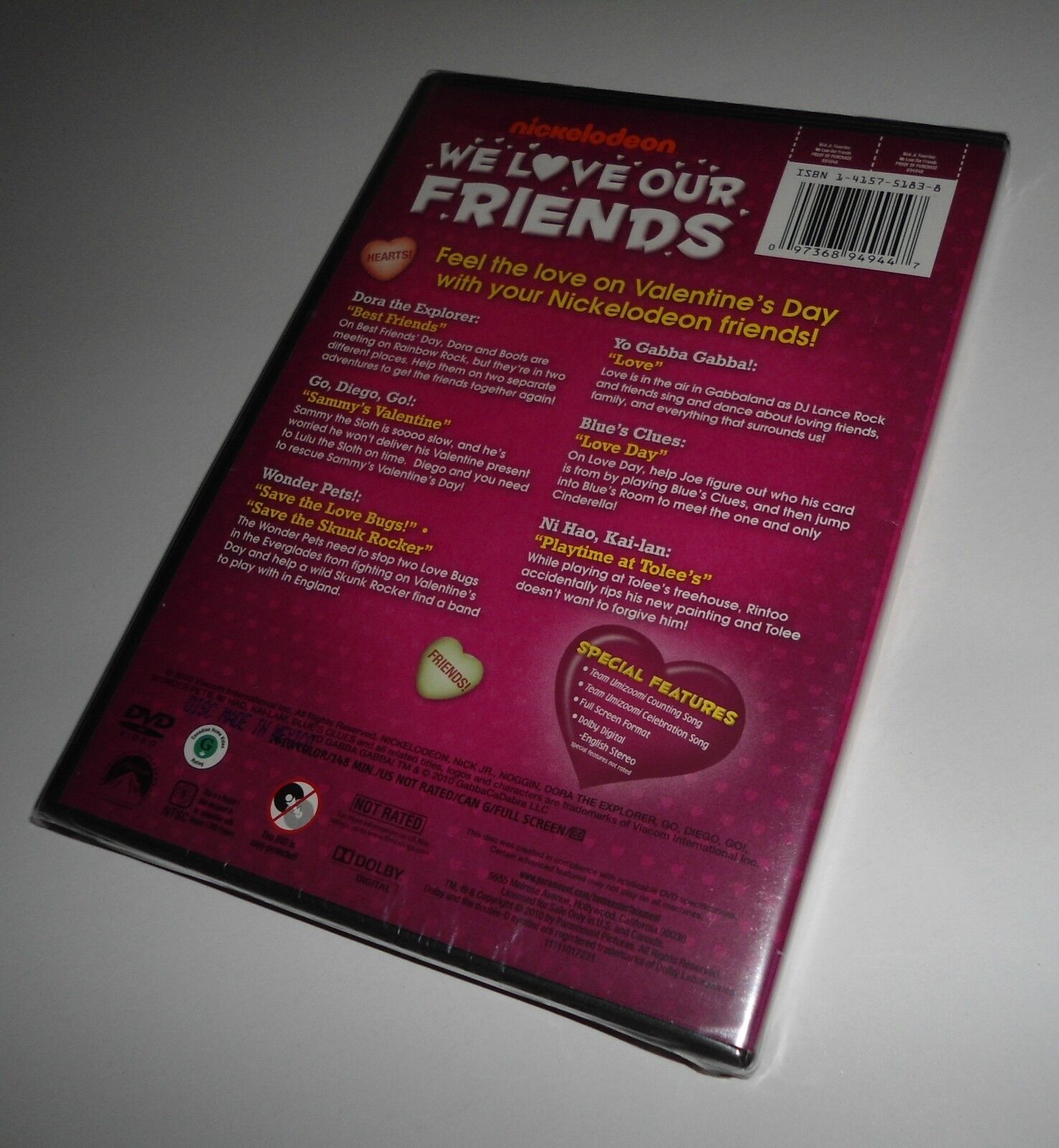 Nick Jr Favorites We Love Our Friends Nickelodeon Valentines Day Dvd New Dvd Hd Dvd And Blu Ray