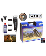 Wahl STABLE PRO Horse Grooming CLIPPER SET Adjustable Blade, Case, Guide Combs - $179.99