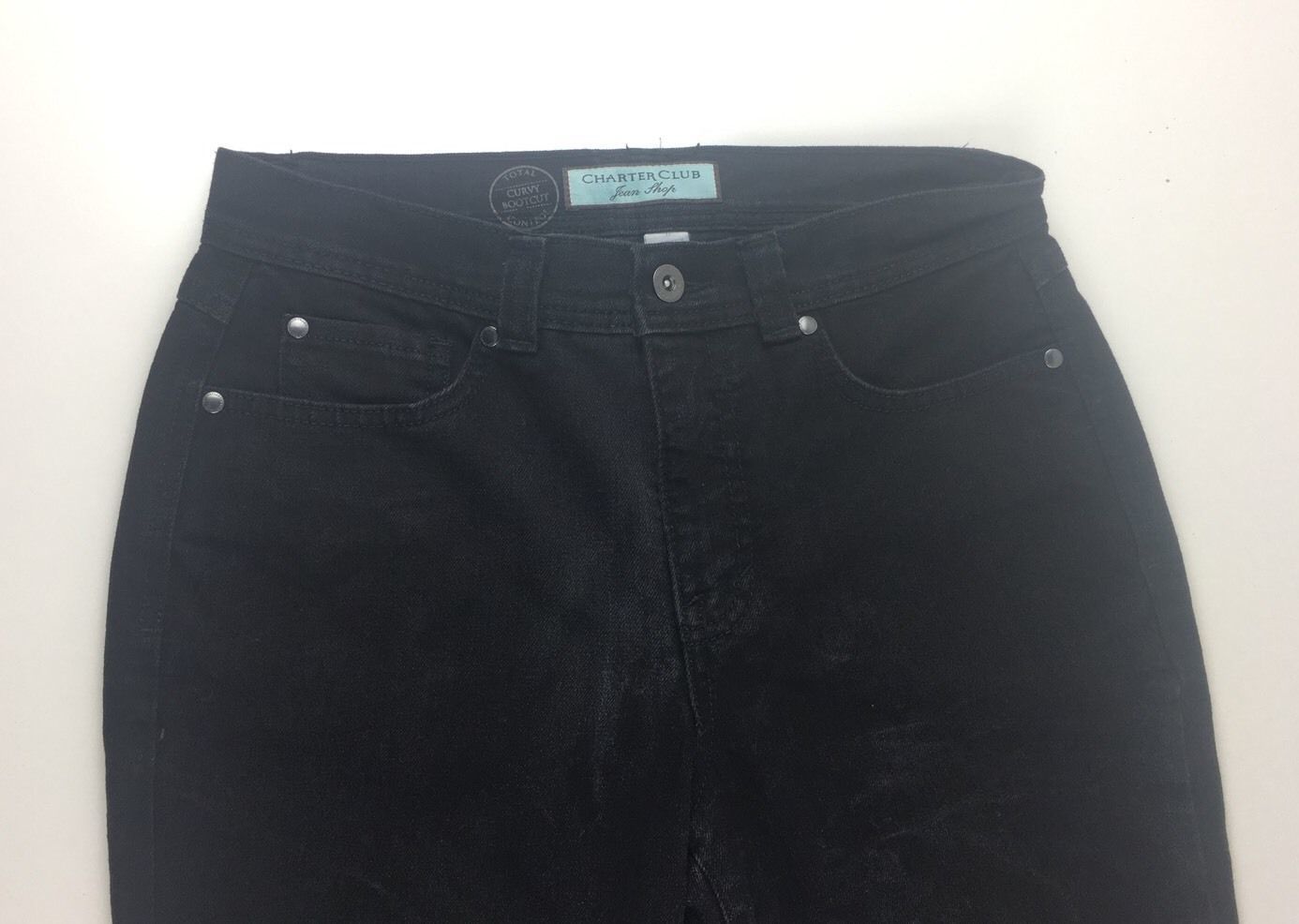 charter club curvy bootcut jeans