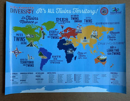 2014 Minnesota Twins Territory Diversity Poster MLB Baseball - World - $14.85