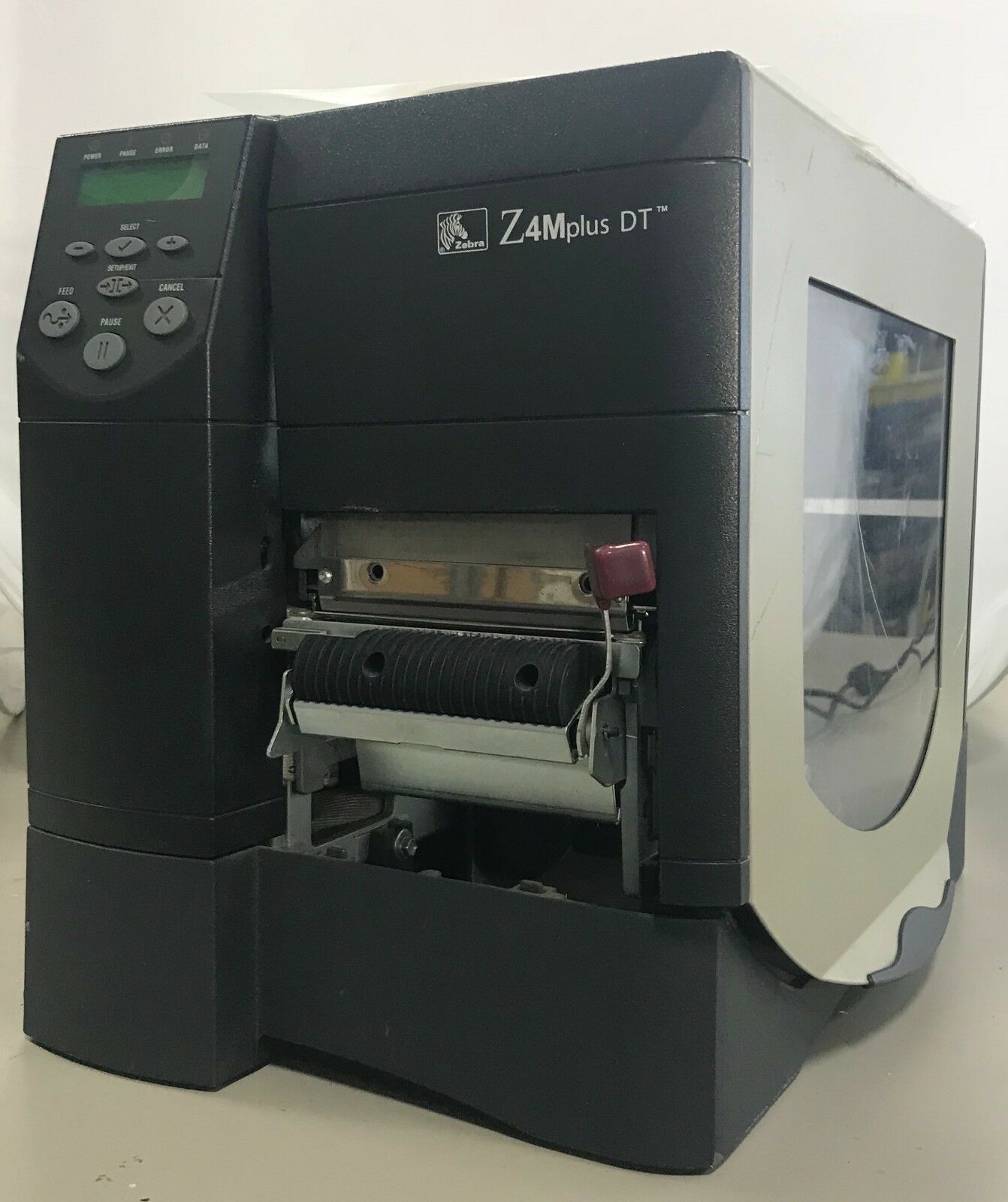 Zebra Z4mplus Dt Z4m2z 2001 4000 Direct Thermal Barcode Label Printer Usb Peeler Printers 2066