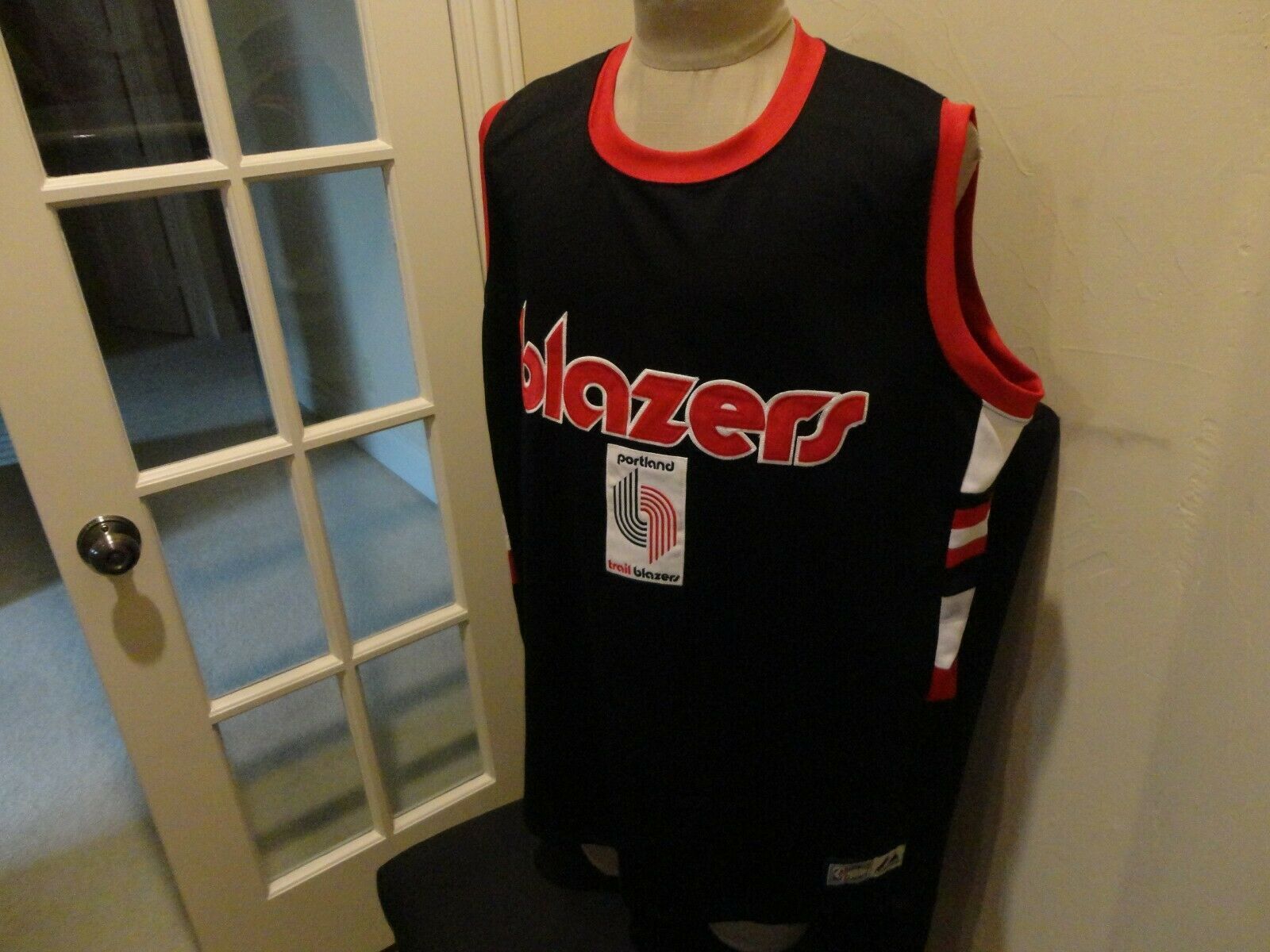 Vtg 90's Portland Trail Blazers HWC Sewn Jersey Majestic 