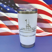 Coast Guard Engraved Tumbler Cup Water Bottle Military Travel Mug Coffee... - $21.95
