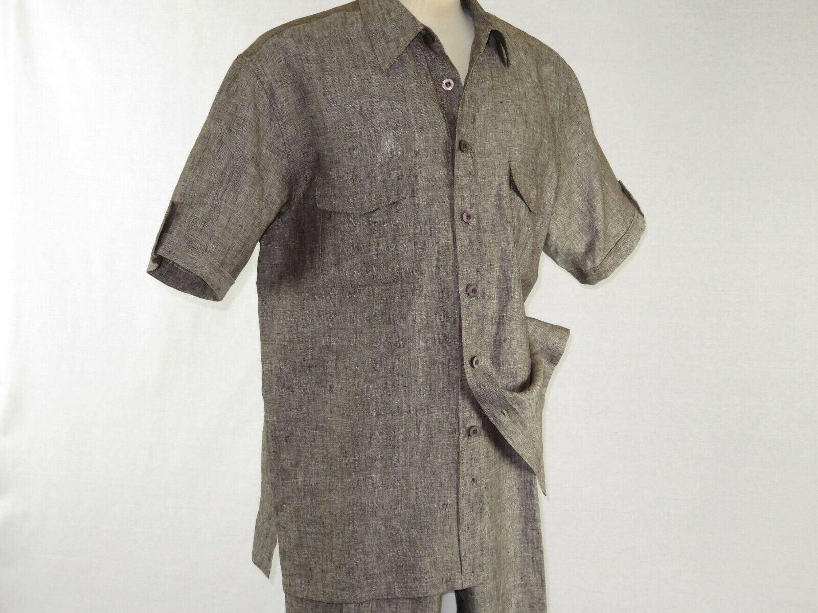 men's 2pc linen sets