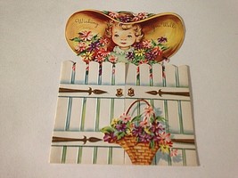 VINTAGE 1950s Get Well CARD  Great Art Collectible  - $9.85