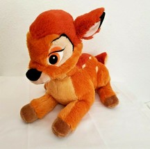 Disney Store Bambi Plush Stuffed Animal Deer Fawn Laying Down Toy - $18.78