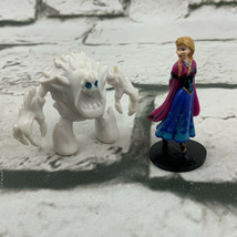 Disney Frozen Figures Princess Anna &amp; Ice Snow Monster Cake Toppers 1.5” - $11.88