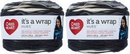 (Pack of 2) Red Heart It&#39;s A Wrap Hues Yarn-Mountain Range E901 9431 - $31.67