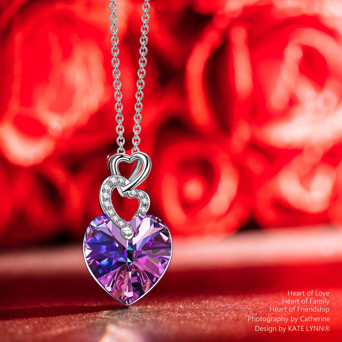 Kate Lynn Necklaces for Women Jewelry Gift Women's Purple Heart