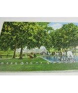 Vintage Highland Park Childrens Wading Pool Meridian MS Postcard 51380 - £10.61 GBP