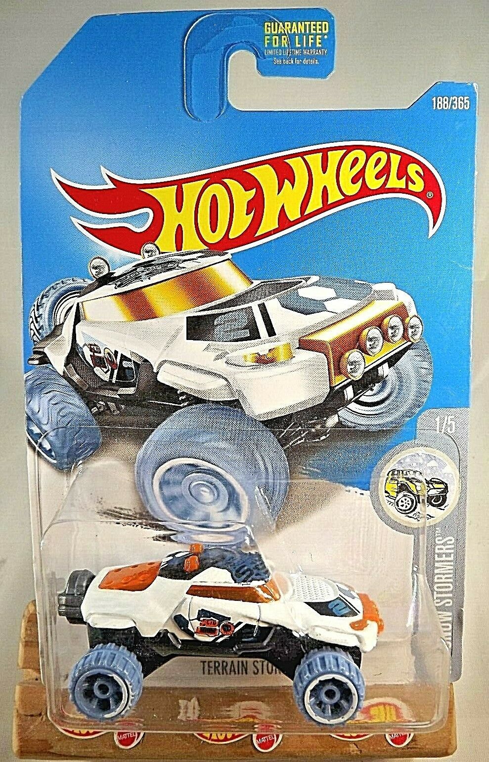 2017 Hot Wheels #188 HW Snow Stormers 1/5 TERRAIN STORM White w/Blue ...