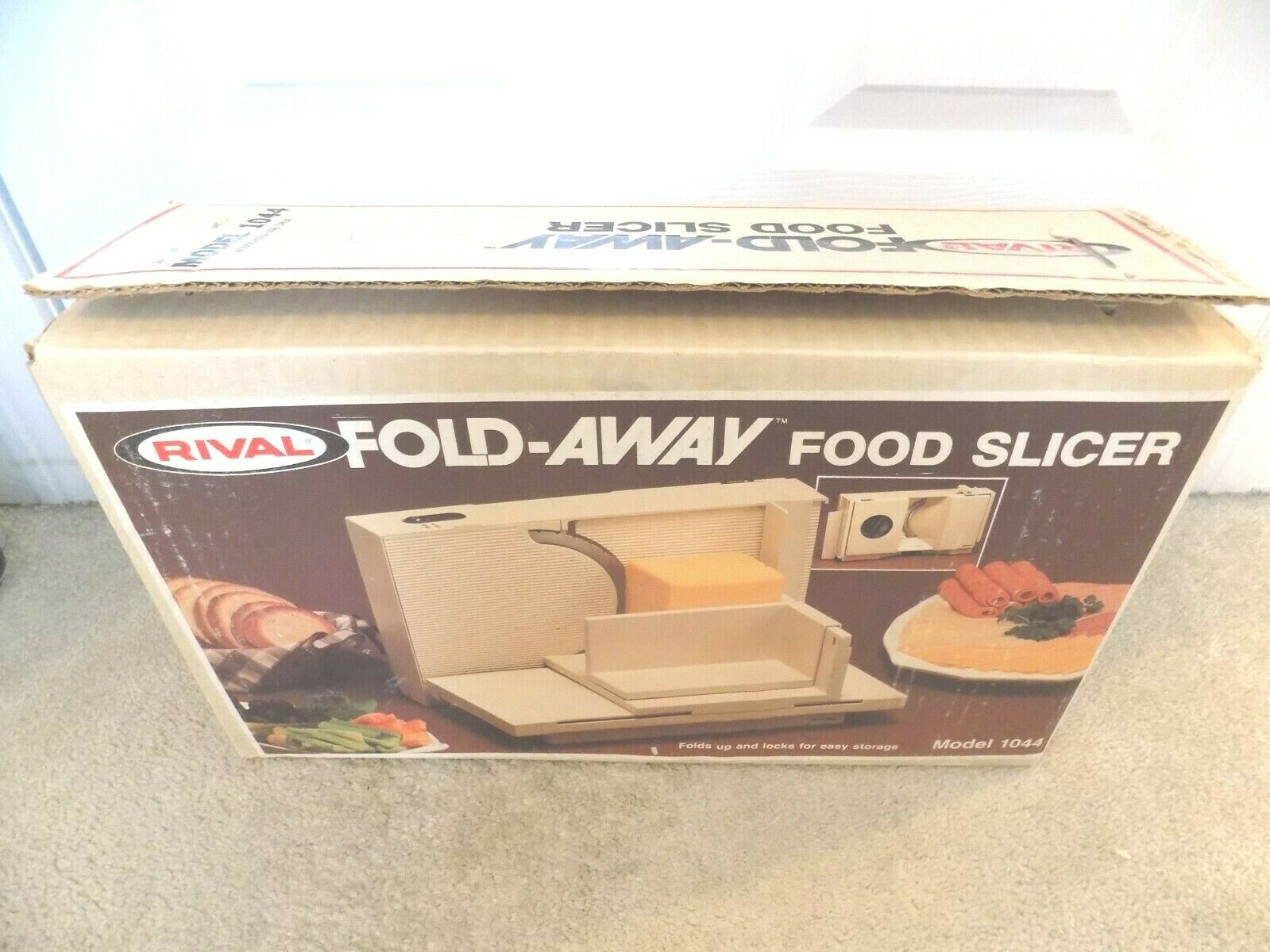 Brand NewVintage Rival FoldAway Food Slicer Model 1044FREE