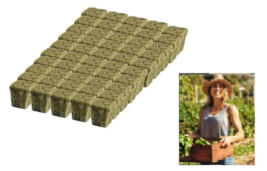 Outdoors Rockwool Grow Seed Starter Plugs - 1 x 1 x 1.5 inch - 50 Cubes image 8