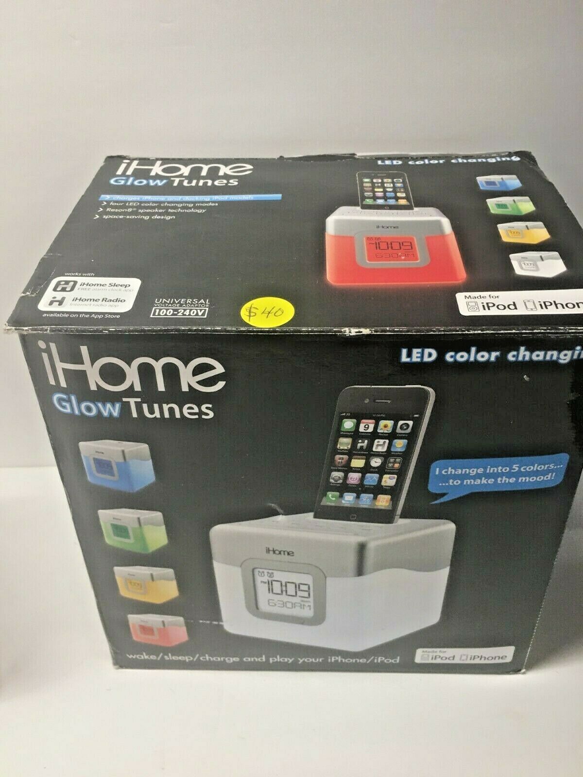 ihome glow tunes