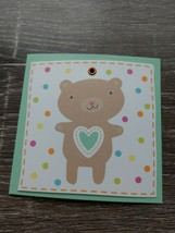 American Greetings Small Blank Greeting Card~Teddy Bear~New~Shipn24 ~ - $1.26