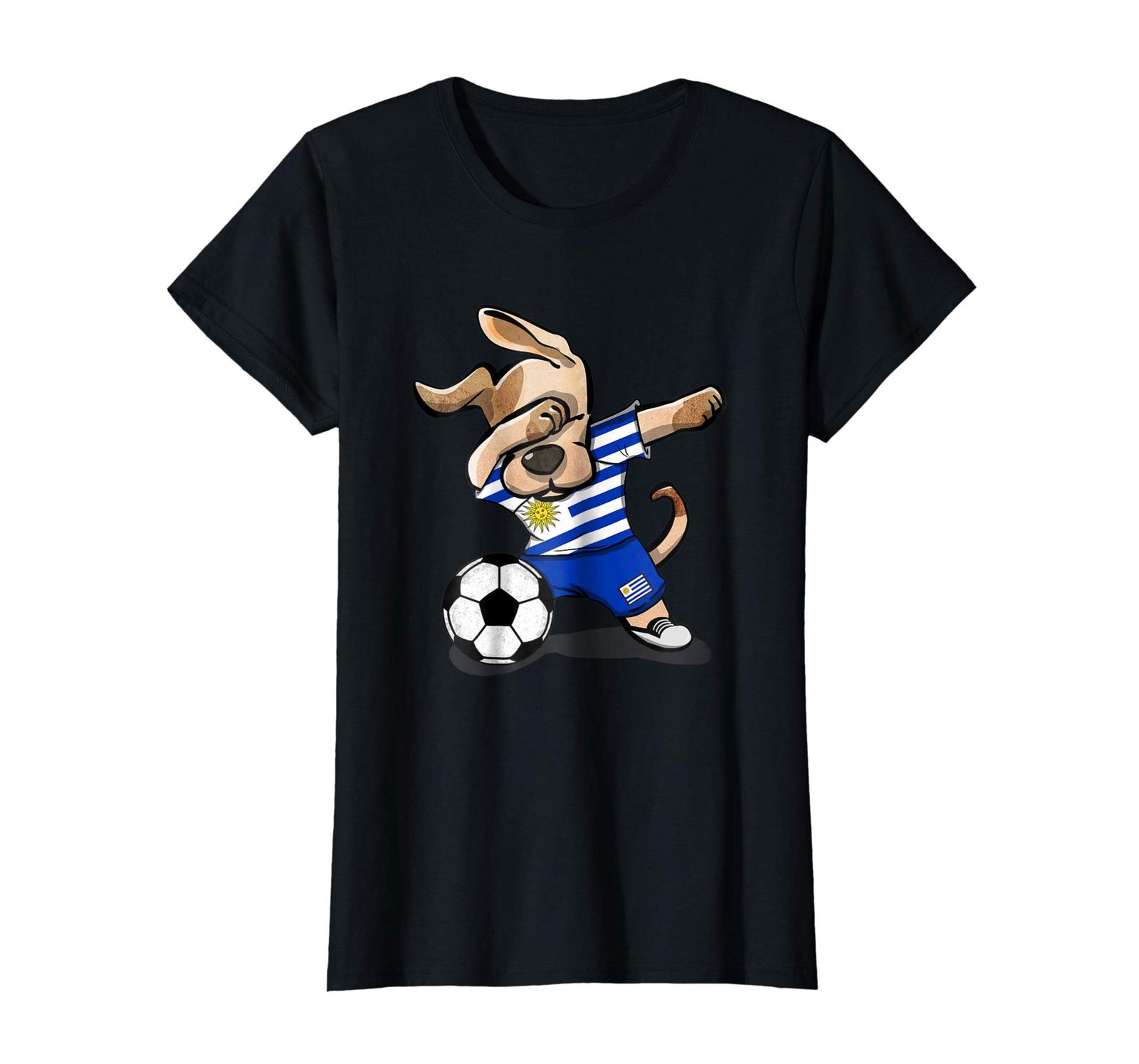 Dog Fashion - Dog Dabbing Soccer Uruguay Jersey Shirt Uruguayan Football Wowen