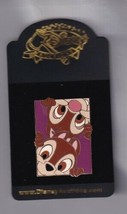 Chip &amp; Dale Peek-a-Boo Authentic  Disney Auction Pin on card - $149.99