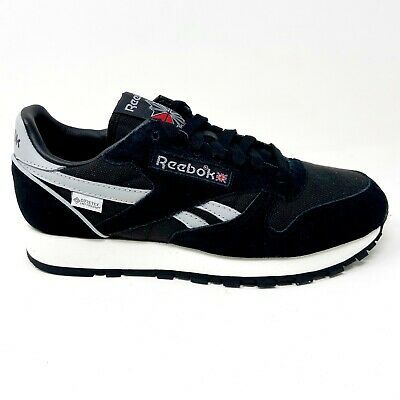 Reebok Classic Leather Gore-Tex Core Black Womens Unisex Trainer Sneakers H05012
