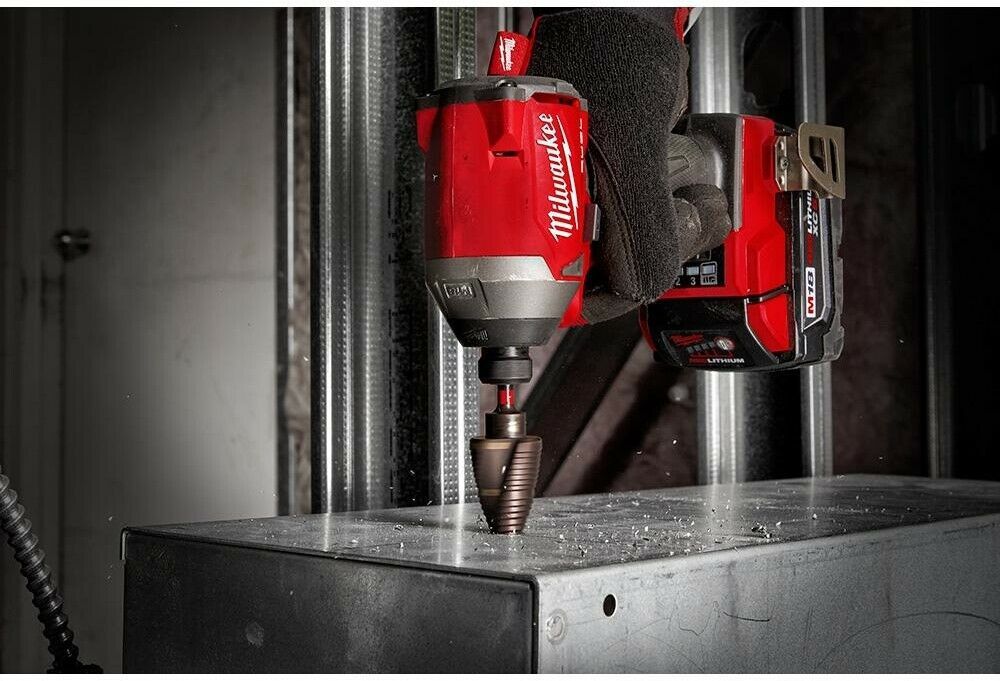 Milwaukee Step Drill Bit Kit SelfFeeding Shockwave Impact Titanium (3