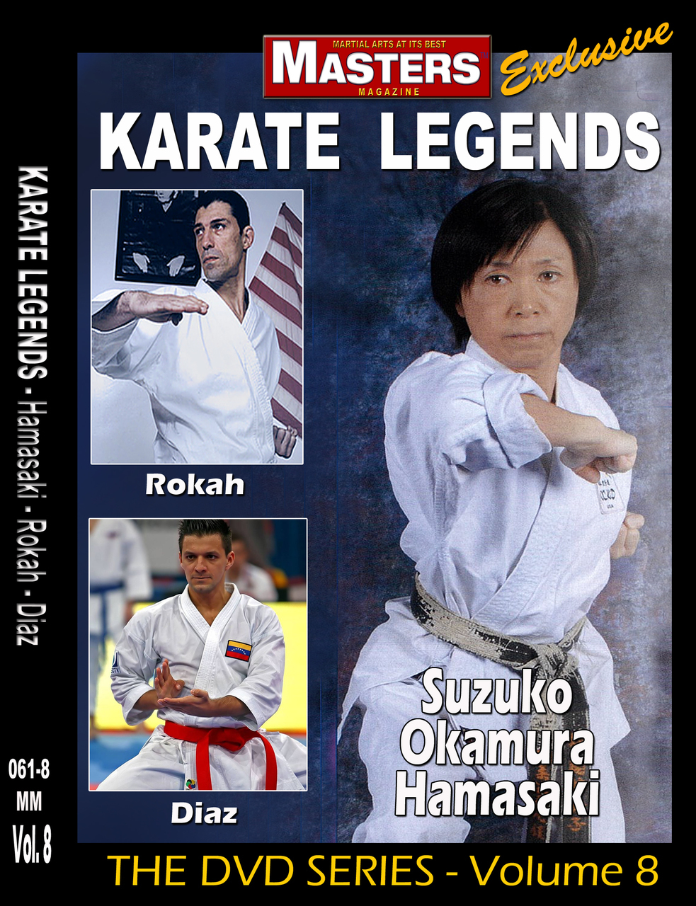 Karate Legends #8 Dvd Suzuko Okamura-hamasaki, Avi Rokah, Antionio Jose 