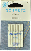 SCHMETZ Jeans Sewing Machine Needles Size 80/12 1781 - $7.16