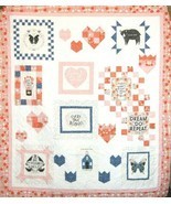 WORDS TO LIVE BY Panel QUILT KIT Gingiber PASTRY SHOP QUILTS Inspirational - $82.12